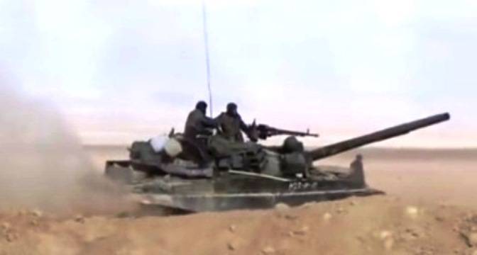 Syrian tanks began to use high-precision shells