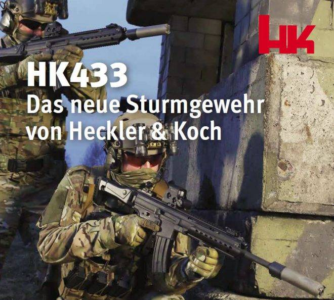 NK433: la nuova macchina per la Bundeswehr per sostituire G36