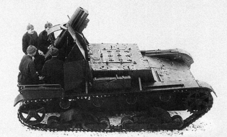 Obuses autopropulsados ​​da Segunda Guerra Mundial. SU-5 (parte de 1)