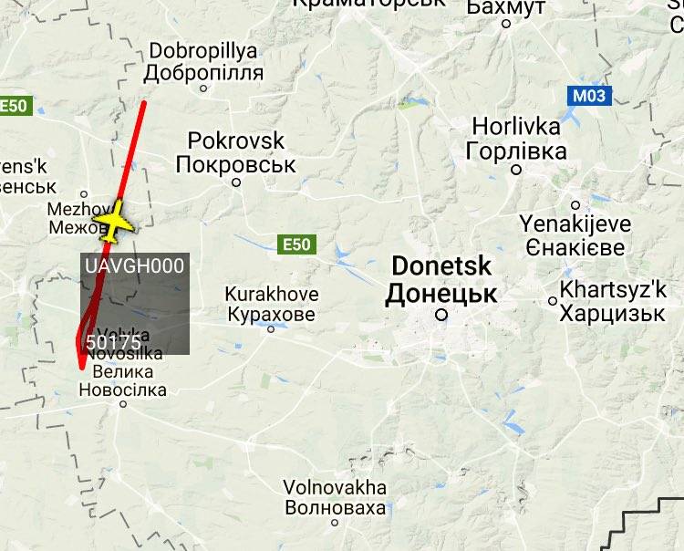 American UAV type RQ-4 Global re-spotted over Ukraine