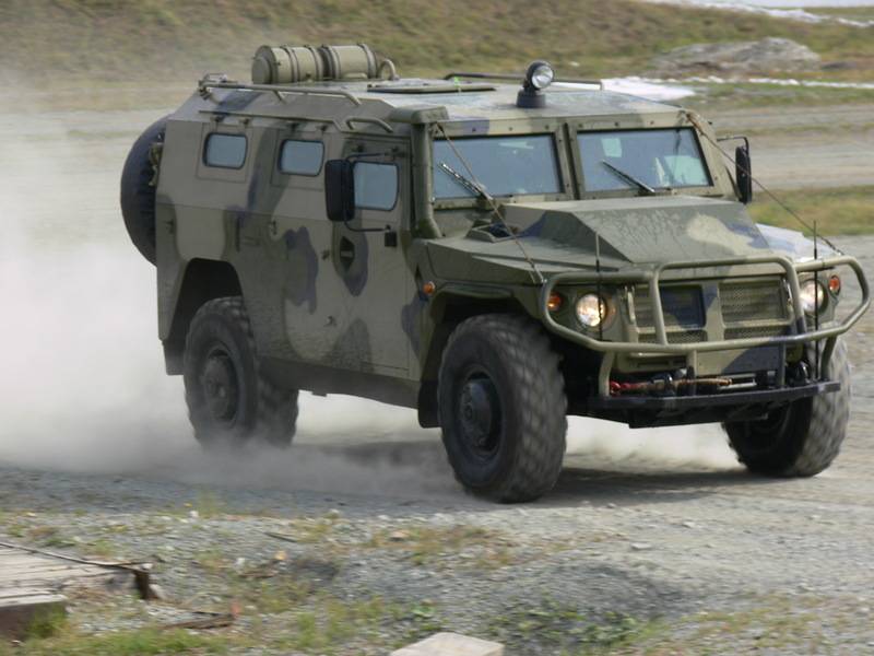 रूसी गार्ड टाइगर पर आधारित टोही वाहन विकसित कर रहा है