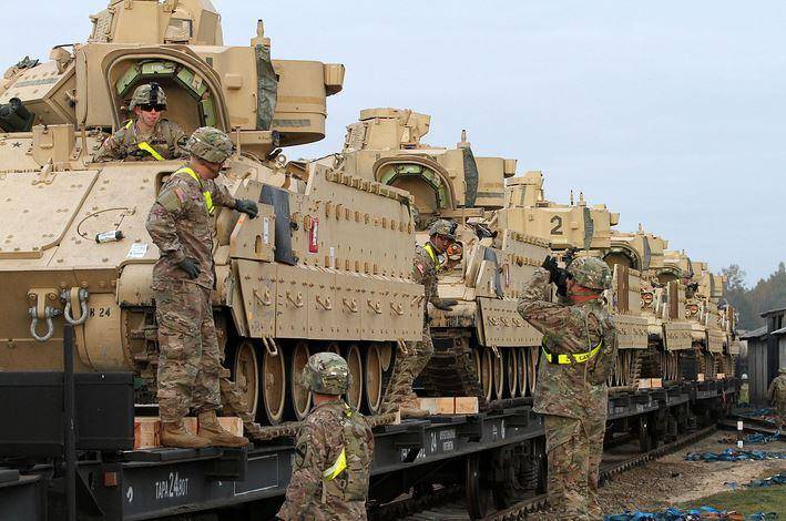 NATO supplies will hold exercises in Eastern Europe