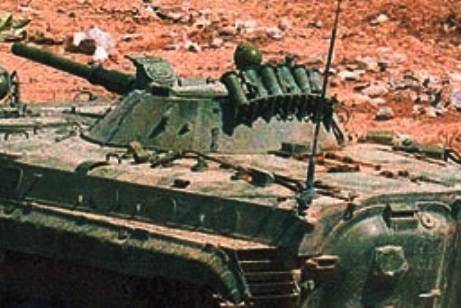 BMP-1P erschien in Syrien