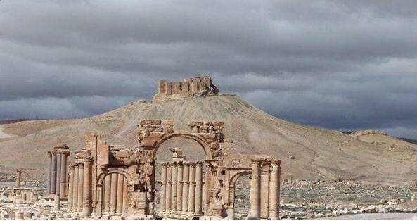 Na área de Palmyra em uma mina explodiu geral das Forças Armadas