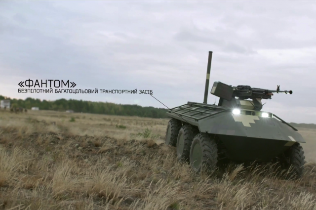 In der Ukraine werden neue Versionen unbemannter Panzerfahrzeuge entwickelt