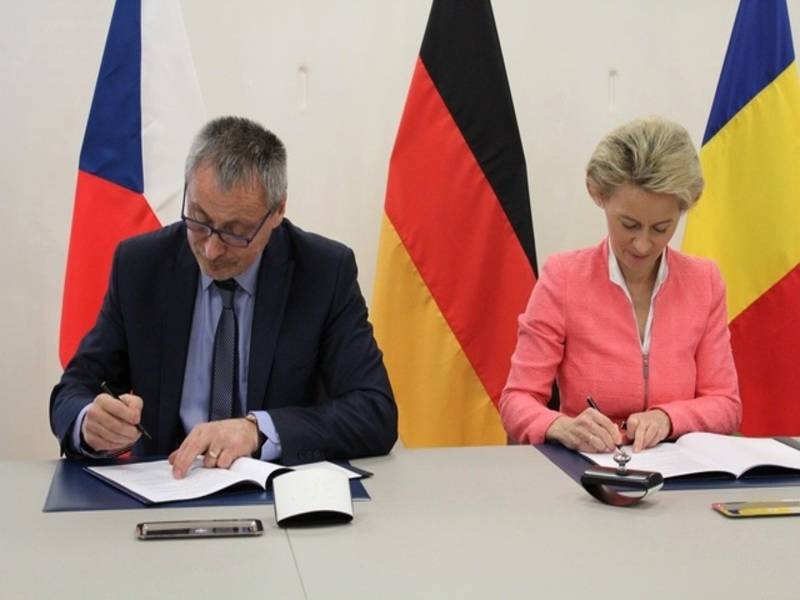 Германия и Чехия создают единое воинское соединение