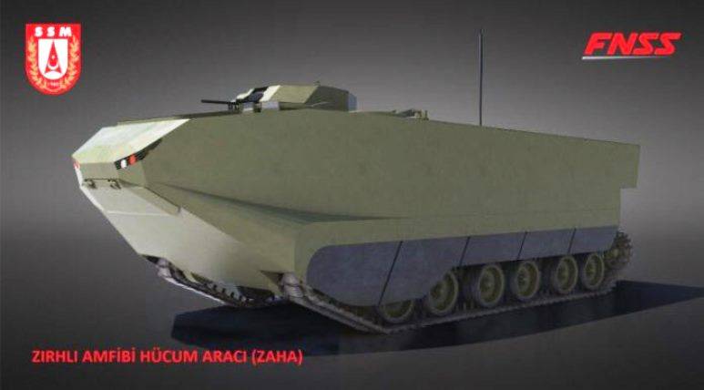 Turkish military ordered new amphibious armored personnel carriers