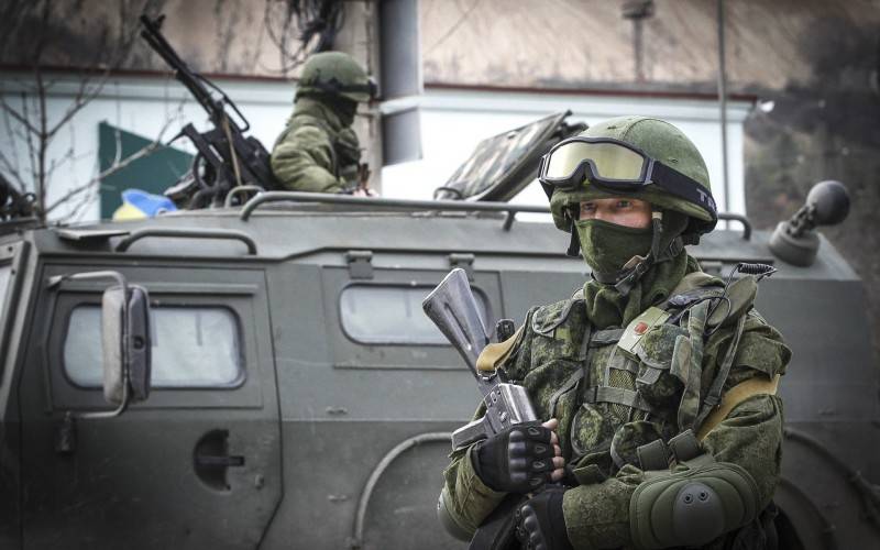 Olhar ocidental para forças especiais russas na Crimeia e no Donbas