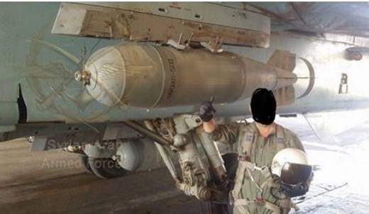 Die syrische Luftwaffe nutzt OFZAB-500