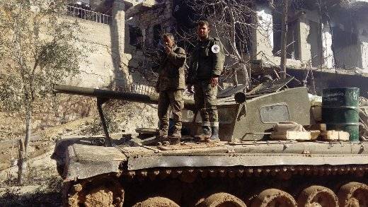 Seltener Panzer in der syrischen Armee gefunden