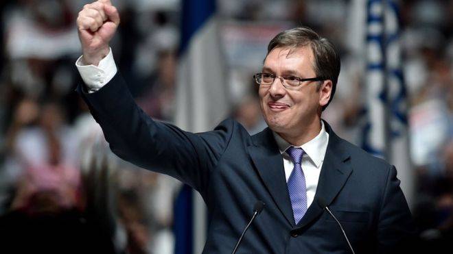 Вучич заявил о победе на выборах президента Сербии