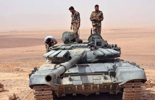Т-72Б3 в Сирии