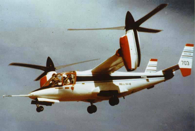 Eksperimental tiltrotor Bell XV-15 (AS)