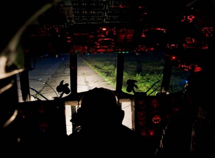 Вертолетчики ЮВО приступили к выполнению ночных полетов в Армении