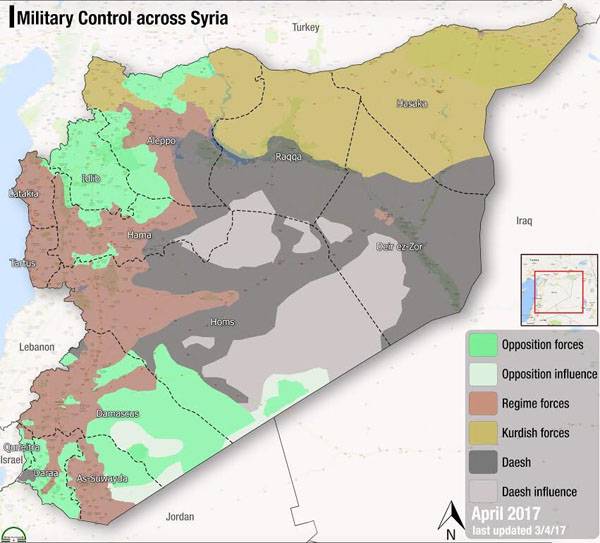 Размышления над картой Сирии