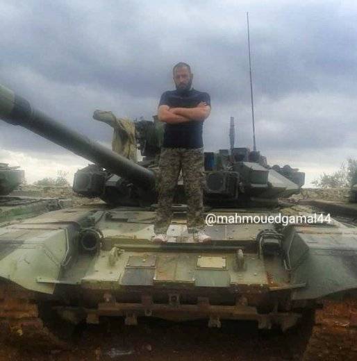 Т-90К снова замечен в Сирии