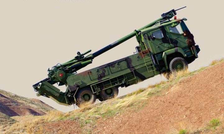 Turki telah mengembangkan howitzer self-propelled beroda baru