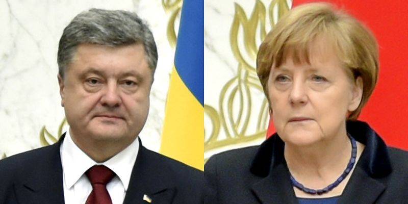 Меркель проинформировала украинского президента об итогах визита в Россию