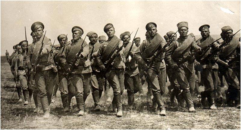 第一次世界大战结束时俄罗斯军队的影响单位