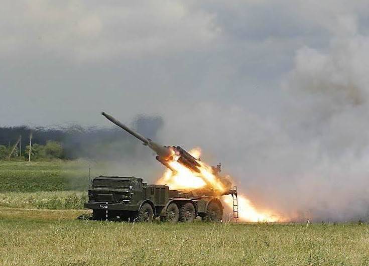 The Uragan systems and long-range bombers were used at the training exercise in Tajikistan.