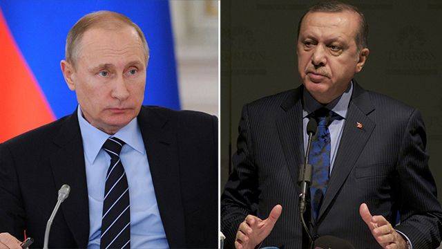 Президенты РФ и Турции договорились продолжить совместную деятельность по сирийскому урегулированию