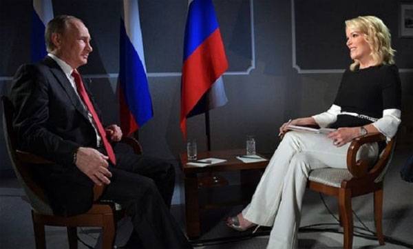 Black top, white bottom. How the American censorship arranged circumcision interview with the president of Russia