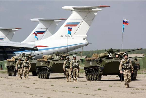 Pesawat Aerospace Forces kembali ke Rusia setelah selesainya latihan di Tajikistan