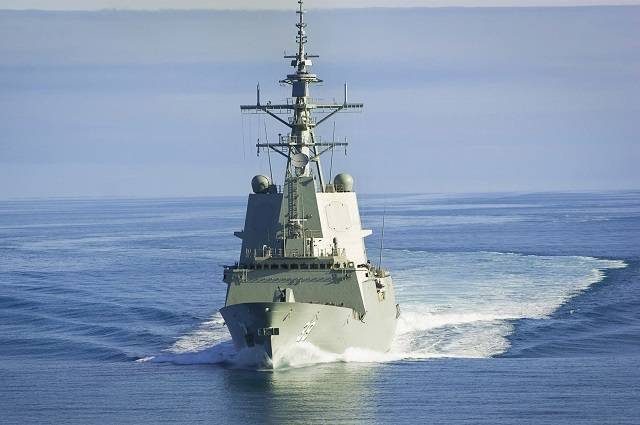 Australia adopts the first Aegis destroyer