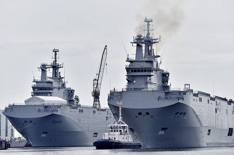 The question of the purchase of equipment by Egypt for the "Mistral" has not yet been resolved