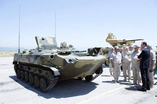 シリアでは、BTR-Dの新しい修正に気づいた