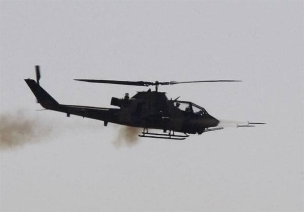 Вертолёт ВВС Израиля нанёс удар по позициям САА