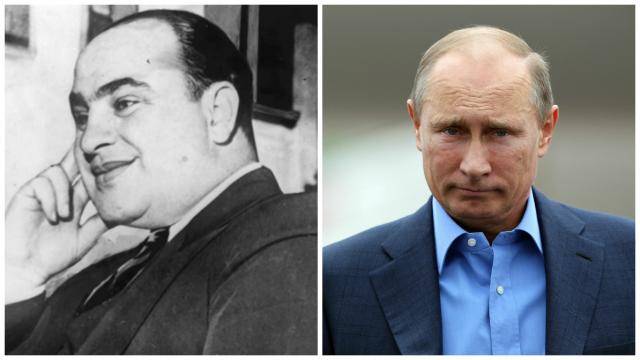 滑りギャング：アル・カポネと比較したプーチン大統領