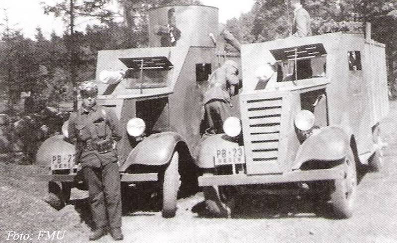 Armored car Panserbil 23 (Norway)