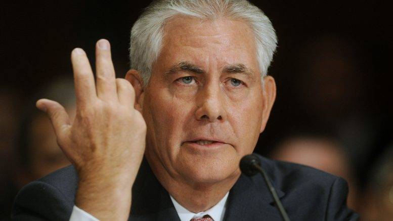 Tillerson: Russia must ensure that Asad does not use chemical weapons