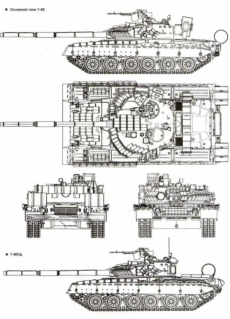 Tanque de turbina de gas T-80U: prueba de manejo "Popular Mechanics"