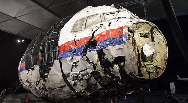 Three years from the day of the crash of the Malaysian Boeing