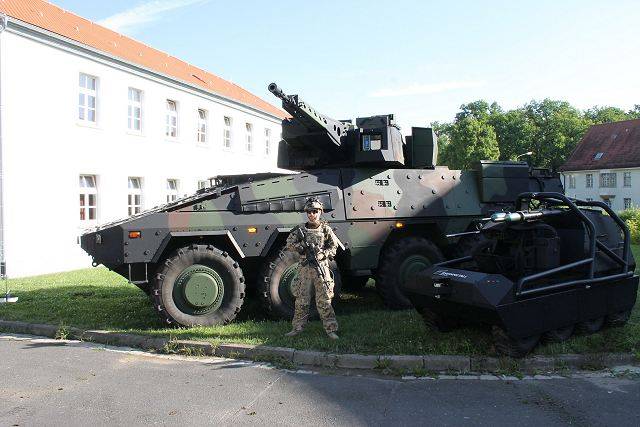 Bundeswehr testar ett nytt "infanterisystem"