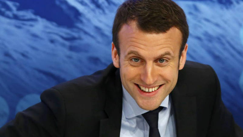 Macron stava per fare un'escursione ...