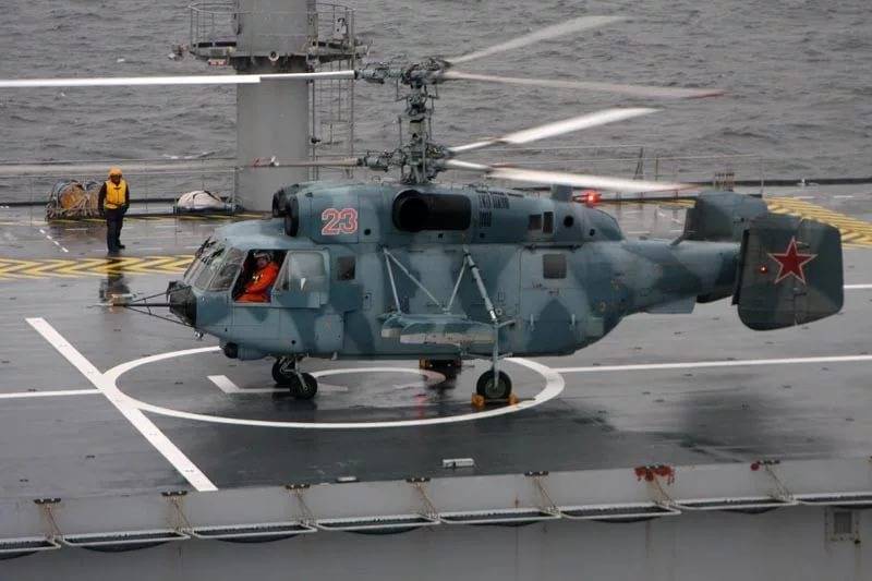 22160 project ships will be equipped with Ka-29 transport and combat helicopters