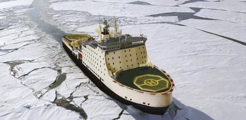 تم نقل كاسحة الجليد "فيكتور تشيرنوميردين" إلى أحواض بناء السفن البحرية