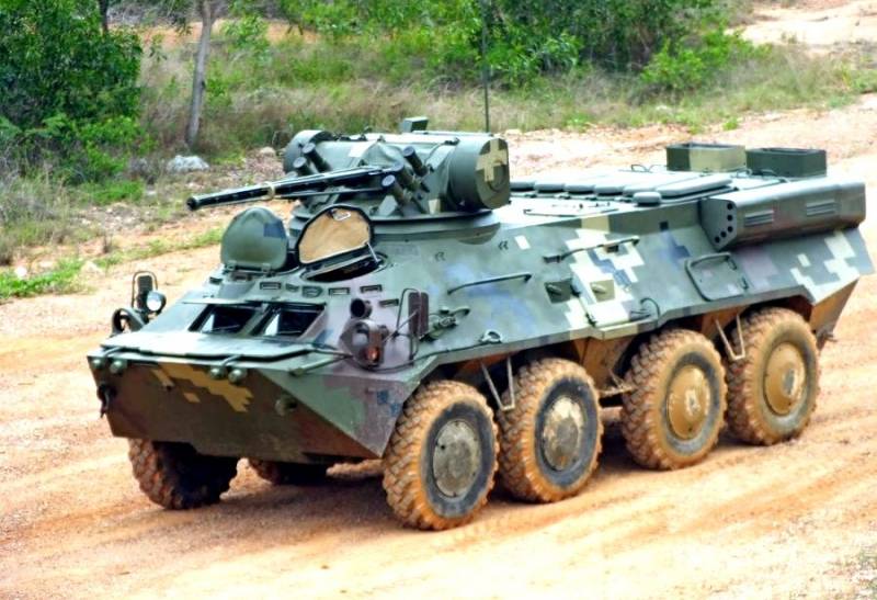 Armored personnel carrier BTR-3. Infographics
