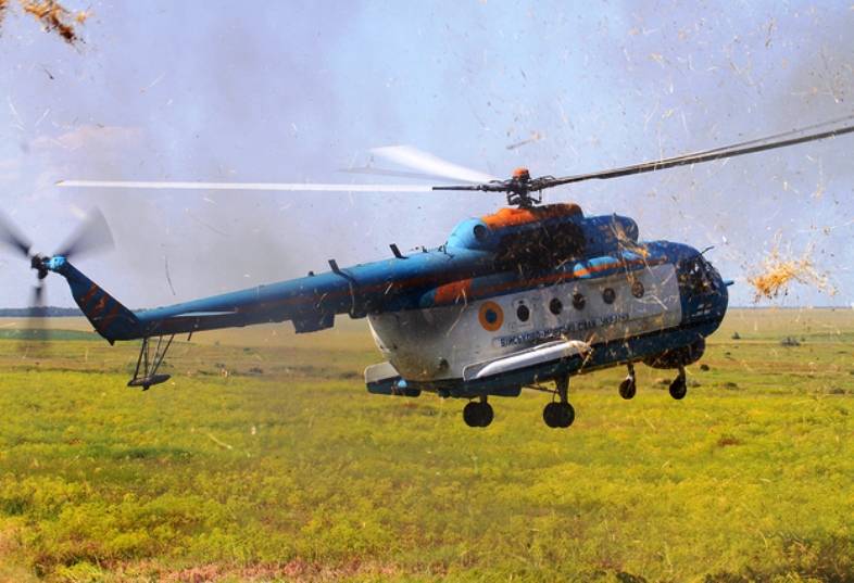 Ucraniana Aviakon Plant começou a reparar helicópteros Mi-14