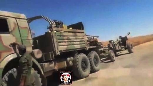 Syrischer "Mustang" mit zwei Kanonen