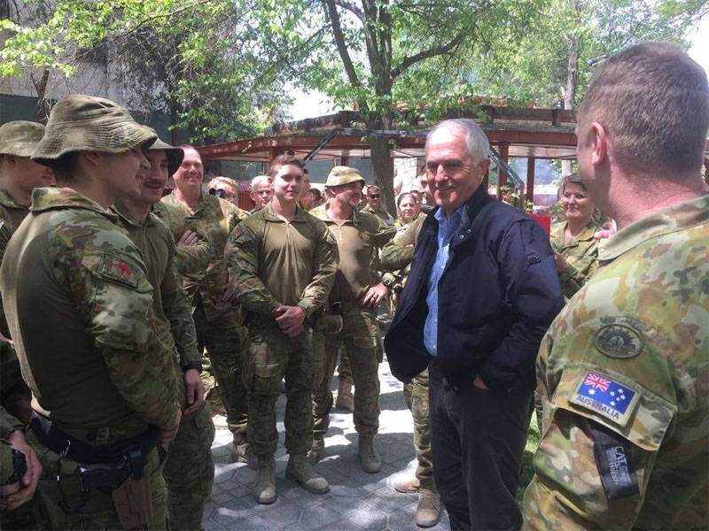 Der australische Premierminister versprach, US-Militärhilfe zu leisten