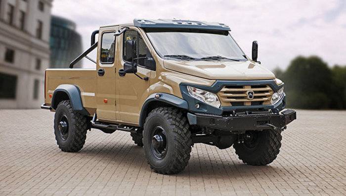 GAZ Group a dévoilé le prototype d'un pick-up appelé «Boar NEXT»