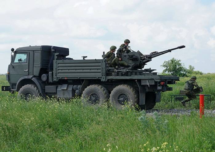 In the Southern Military District there are trainings on air defense of objects.