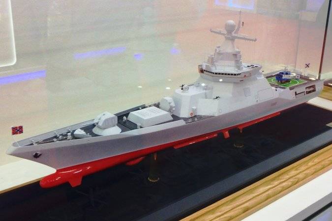 Krylovtsy用24“Calibre”展示了新型护卫舰的概念