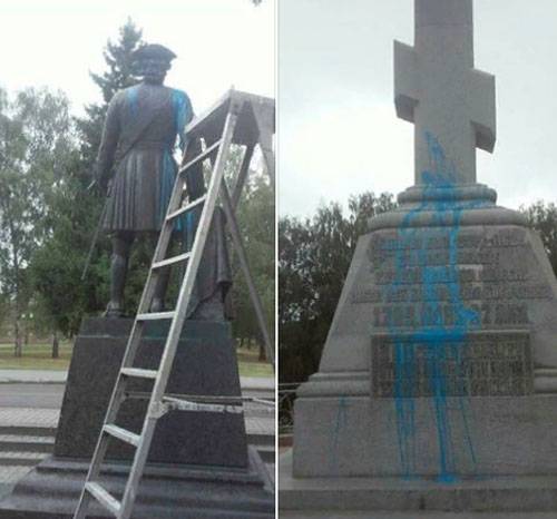 Вандализм в отношении памятника Петру I в Полтаве - это тоже "декоммунизация"?