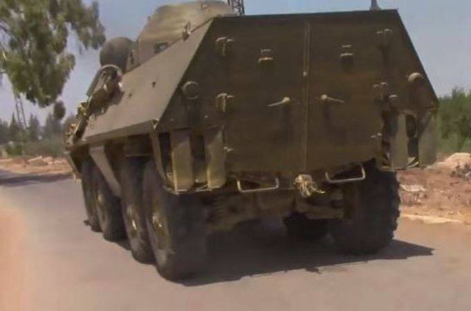 叙利亚反对派获得了OT-64装甲运兵车