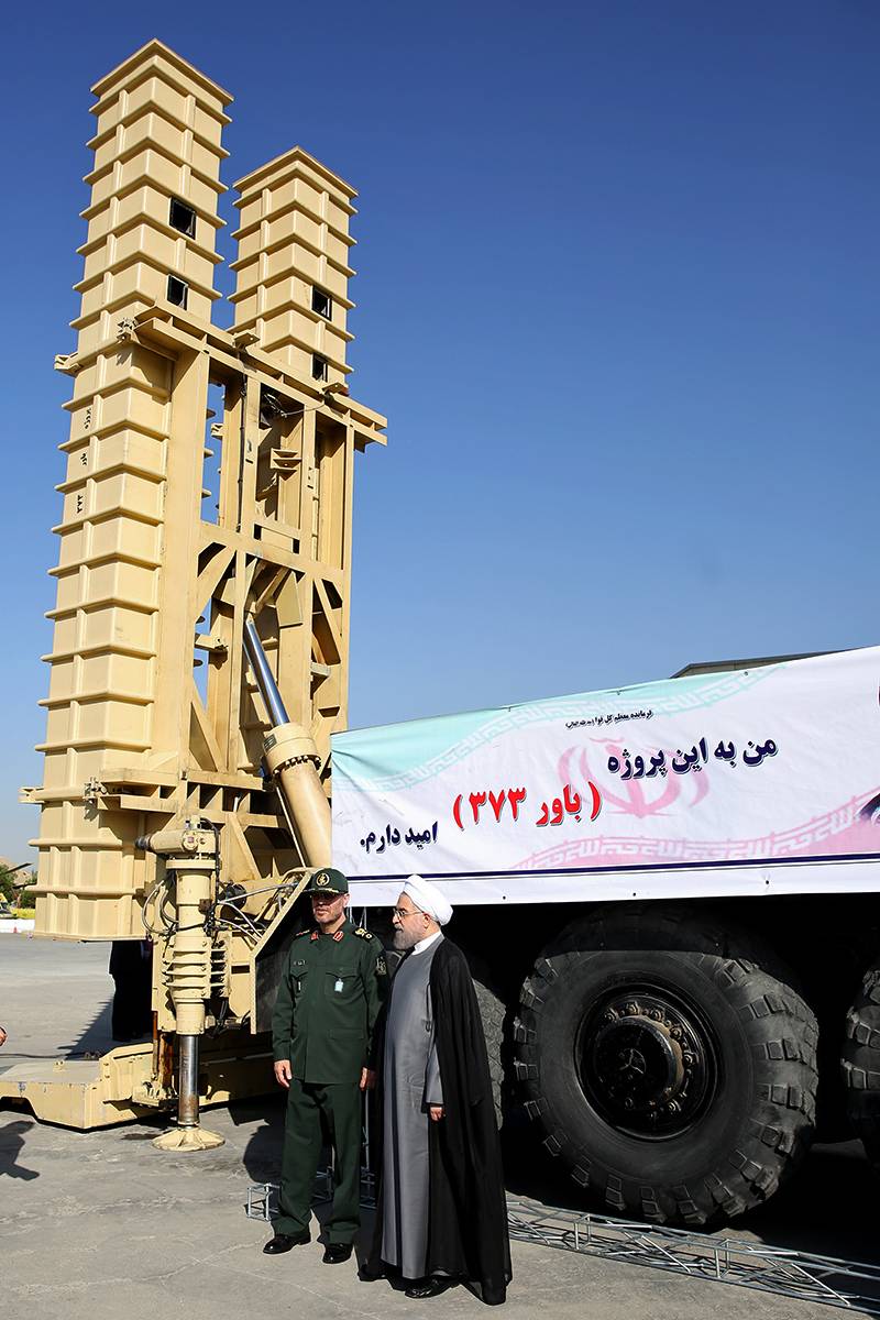 Irã testou o complexo antiaéreo Bavar-373